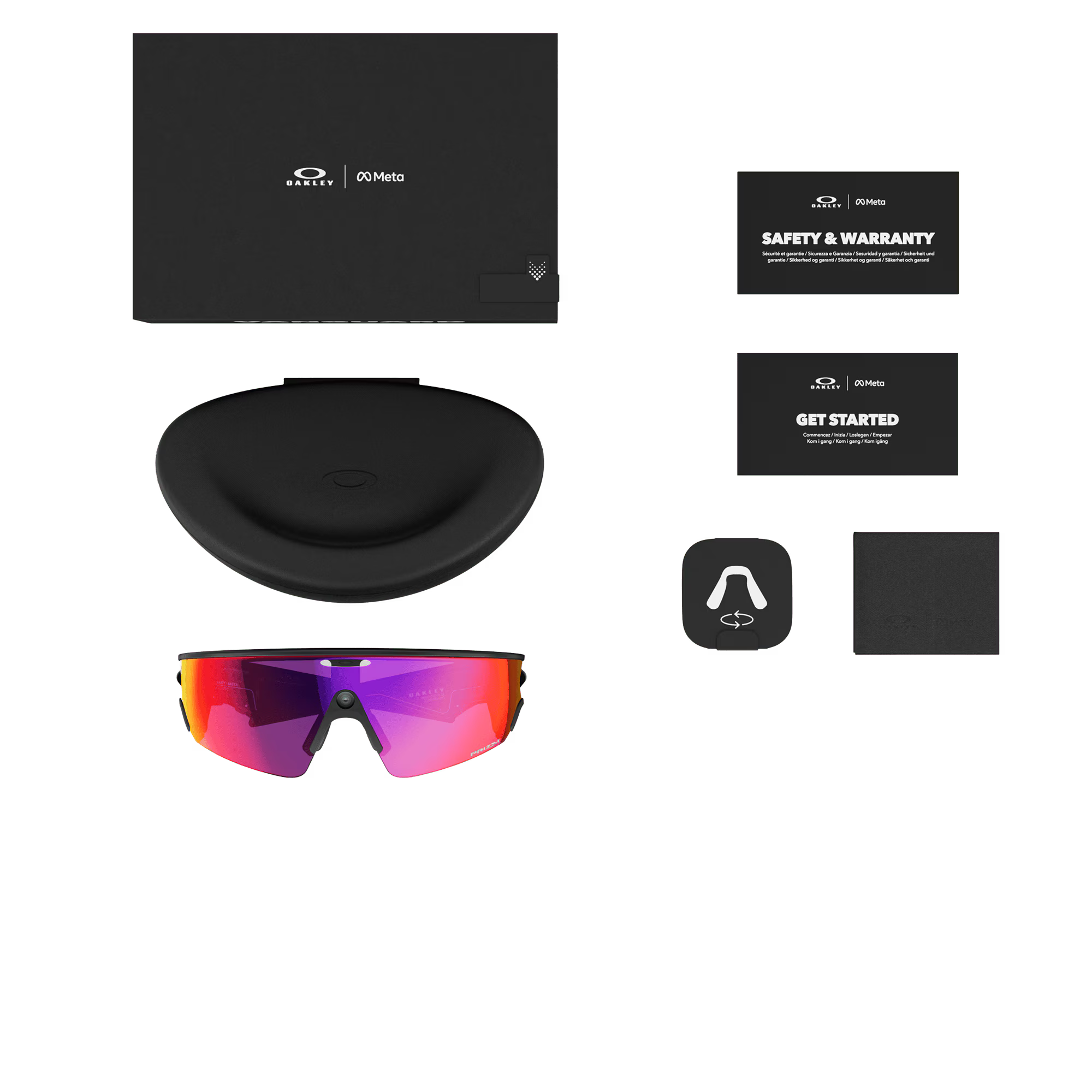 OAKLEY Meta Vanguard AI Smart Performance Glasses with Meta AI & Prizm™ Lenses