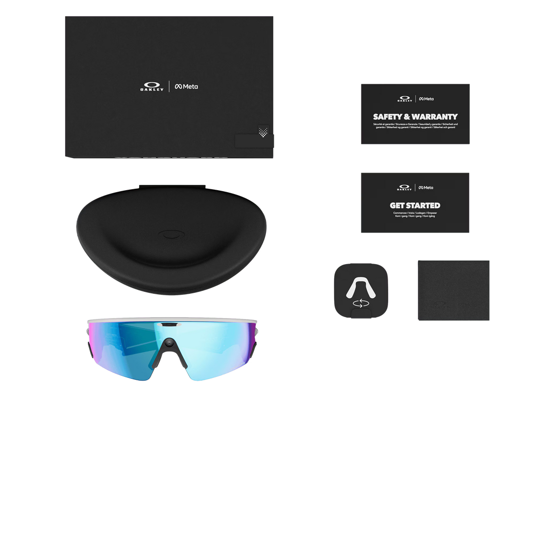 OAKLEY Meta Vanguard AI Smart Performance Glasses with Meta AI & Prizm™ Sapphire Lenses