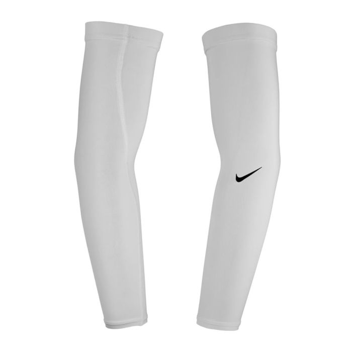 NIKE UV 2.0 Arm Sleeves - White/Black (Pair)