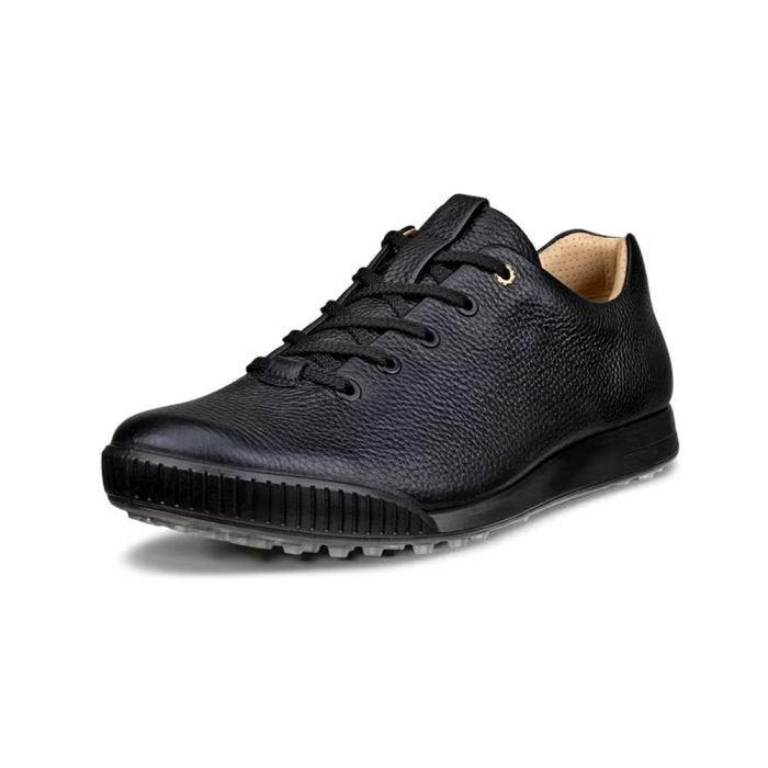 ECCO Men's M Golf Street Retro WP XW Spikeless Golf Shoes - Black