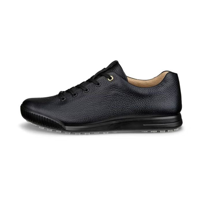 ECCO Men's M Golf Street Retro WP XW Spikeless Golf Shoes - Black