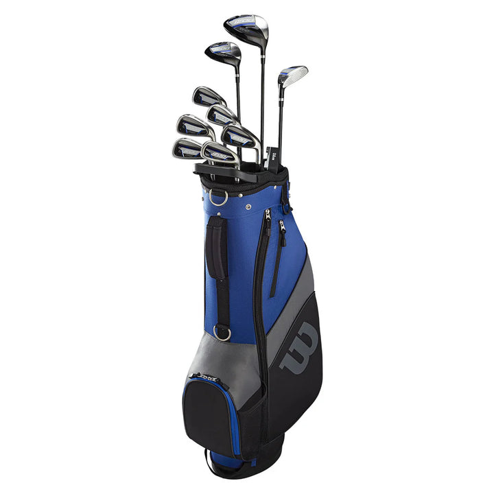 WILSON 1200 TPX Graphite Golf Set - Right Hand - Regular Flex - 10 Clubs + Bag