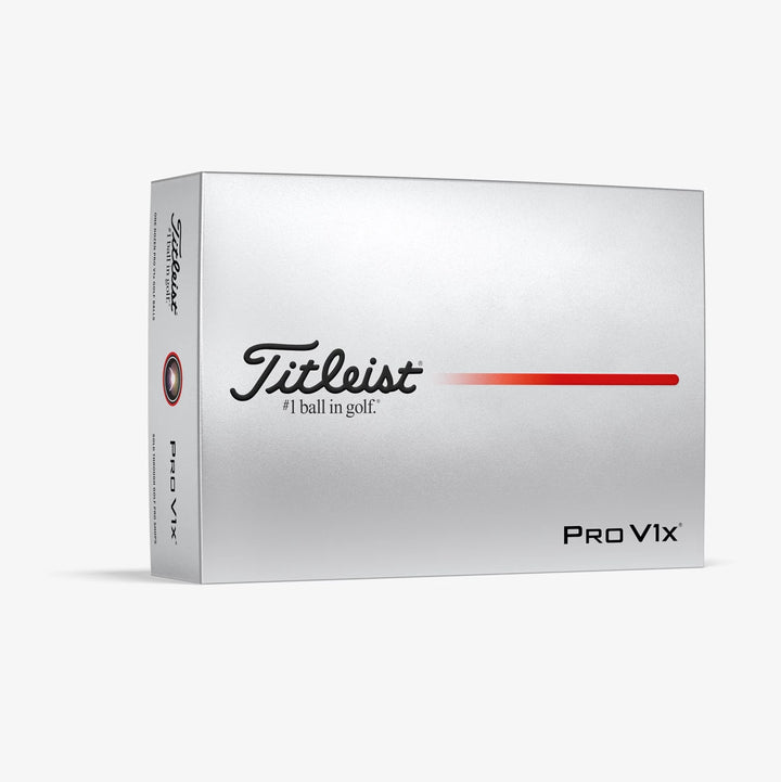 TITLEIST Pro V1x Golf Ball -12 Balls - White (2025)