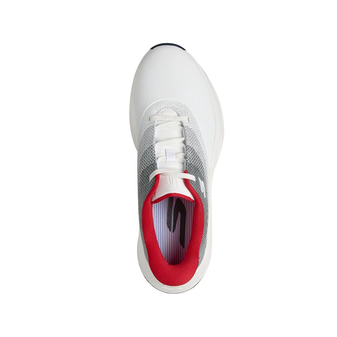 SKECHERS Men’s Flow Slip-ins MD Spikeless Golf Shoes - White/Navy