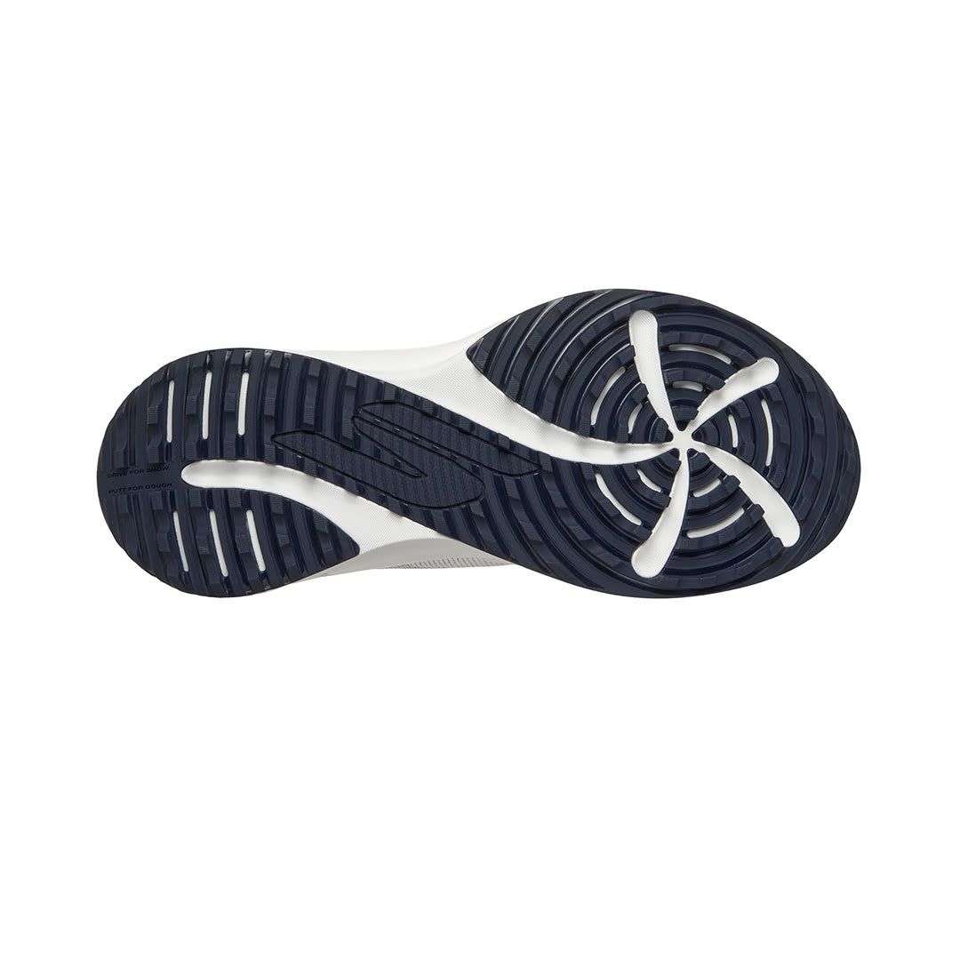 SKECHERS Men’s Flow Slip-ins MD Spikeless Golf Shoes - White/Navy