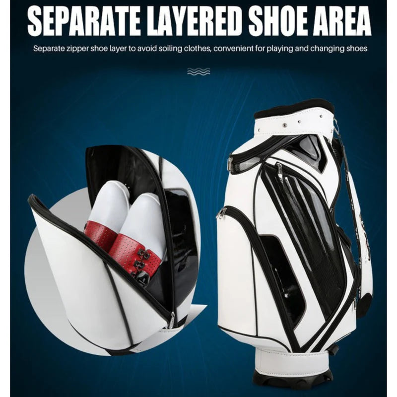 GREG NORMAN Shark Tour Golf Cart Bag - 5 Dividers
