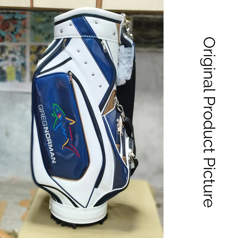GREG NORMAN Premium 5-Divider Golf Cart Bag – Organized Performance on the Course