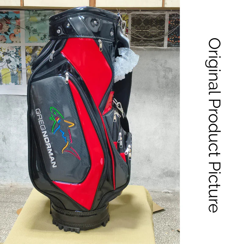 GREG NORMAN Premium 5-Divider Golf Cart Bag – Organized Performance on the Course