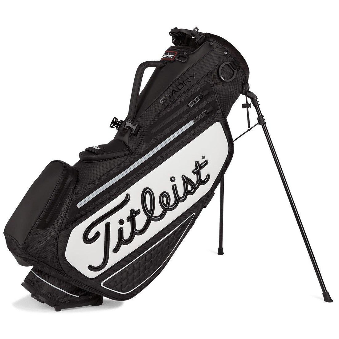 TITLEIST Premium Stadry Stand Bag - Black/White