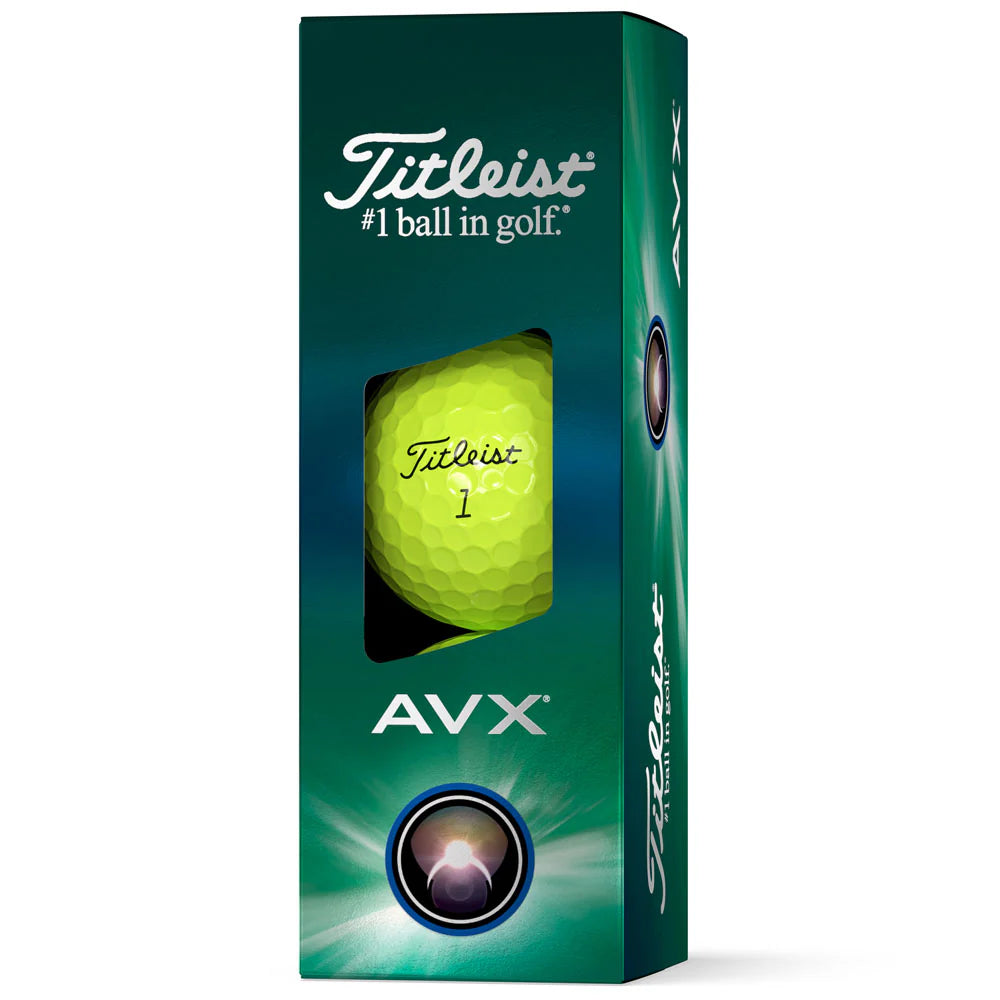 TITLEIST AVX Golf Balls - Yellow - 12 Balls