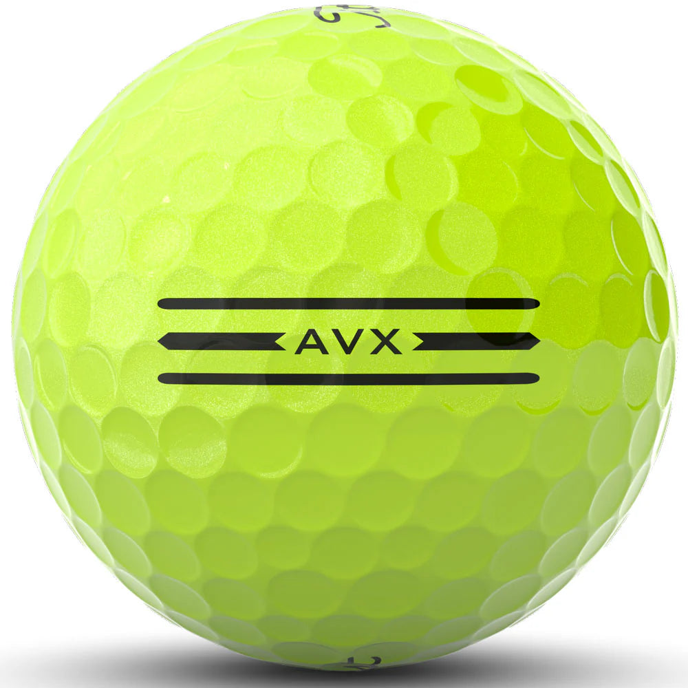 TITLEIST AVX Golf Balls - Yellow - 12 Balls