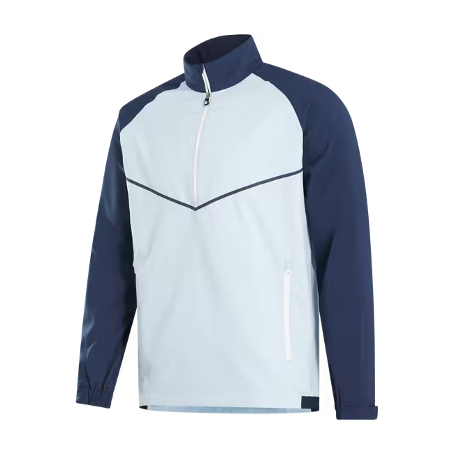 FOOTJOY Men's Zephyr Windshirt - Navy/Light Blue (US Sizes)