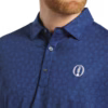 FOOTJOY 152nd Open Championship Postage Stamp Print Lisle Shirt - Open Blue