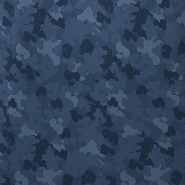FOOTJOY Men's Leaf Camo Lisle Polo Shirt - Dark Denim