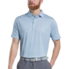 FOOTJOY Wiggle Lisle Golf Polo Shirt Blue Jay / Pistachio / White