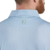 FOOTJOY Wiggle Lisle Golf Polo Shirt Blue Jay / Pistachio / White