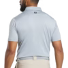 FOOTJOY Heather Lisle Lattice Golf Polo Shirt - Trim Grey
