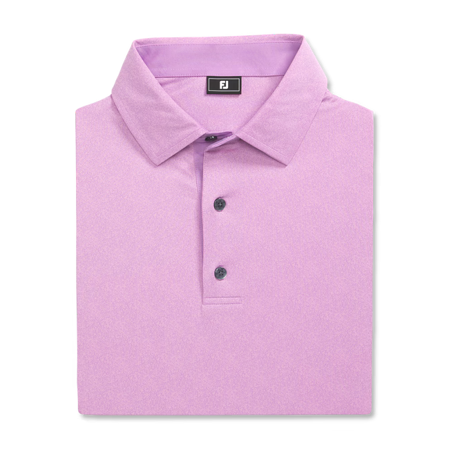FOOTJOY Men's Speckle Print Lisle Polo Shirt - Lavender