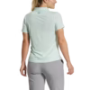 FOOTJOY Women's Speckle Print Lisle Polo Shirt - Pistachio/White