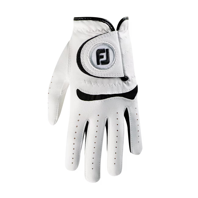 FOOTJOY Junior's Golf Glove - Left Hand - White Assorted