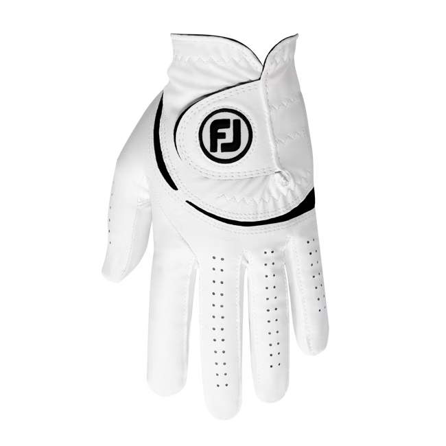 FOOTJOY Men's Weathersof Golf Glove - Right Hand - White/Assorted