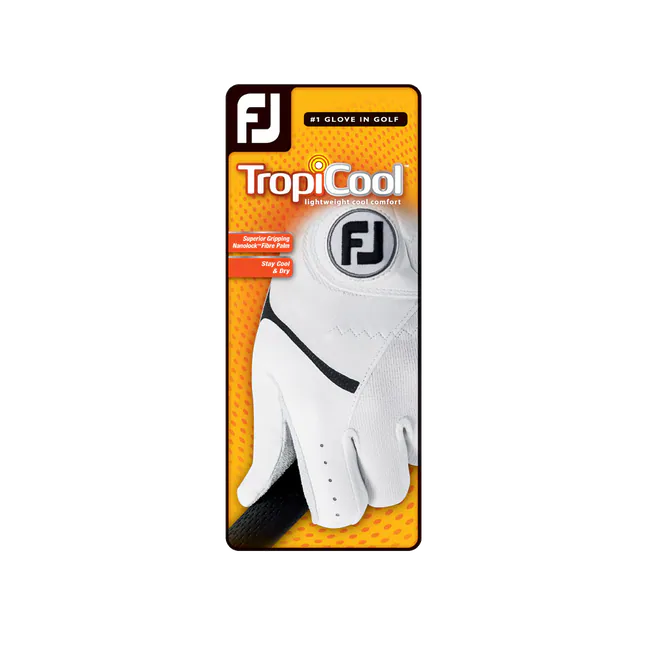FOOTJOY TropiCool Men's Glove - Left hand - White