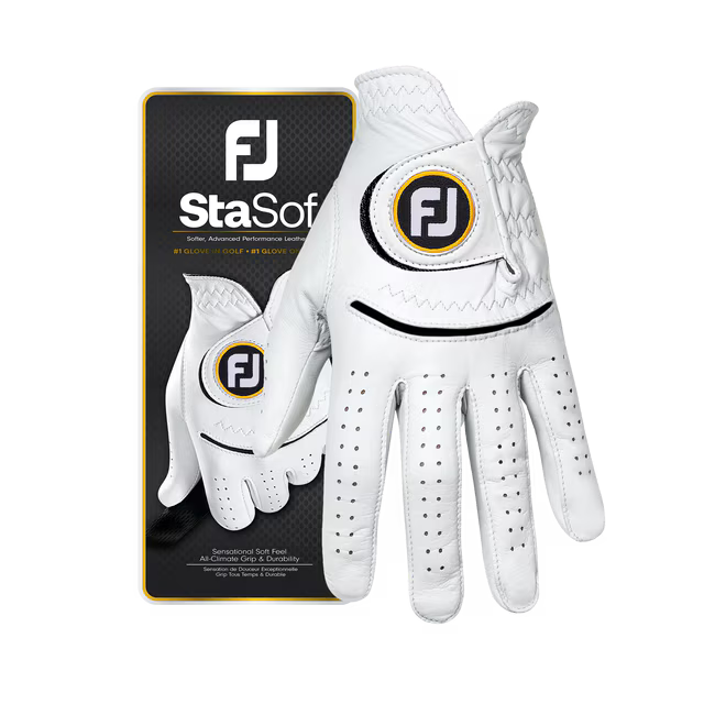 FOOTJOY Men's StaSof Golf Glove - White