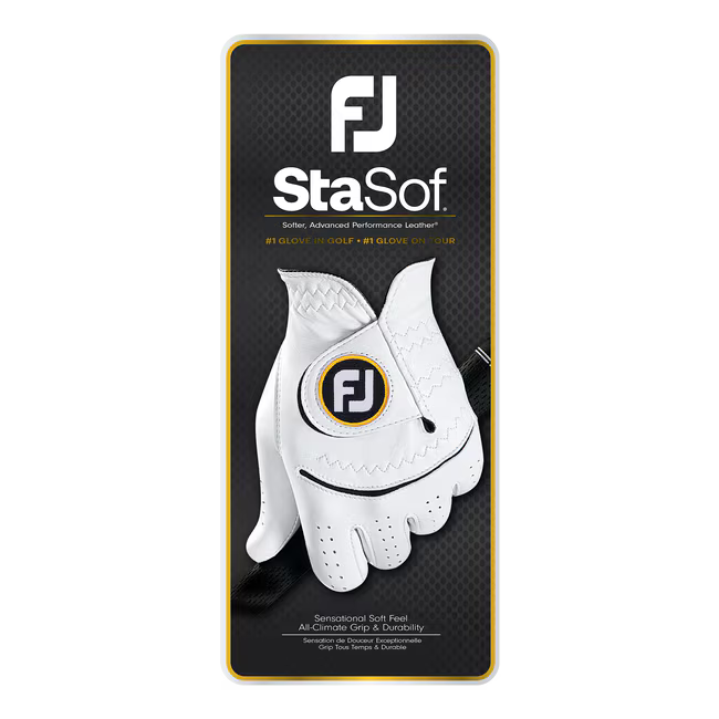 FOOTJOY Men's StaSof Golf Glove - White