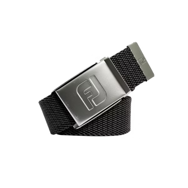 FOOTJOY Men's Webbing Belt - Black/Grey