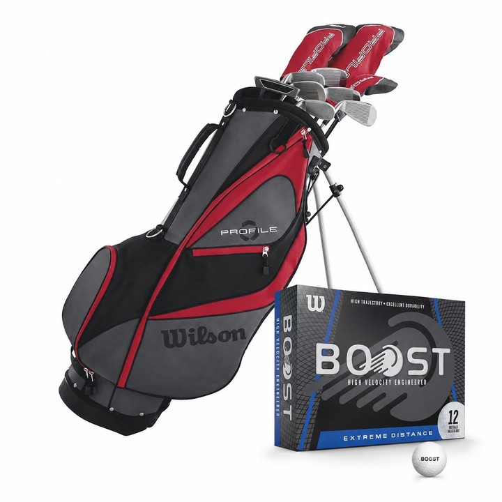 WILSON Profile XD Graphite Golf Set - Right Hand - Regular Flex - 10 Clubs + Bag