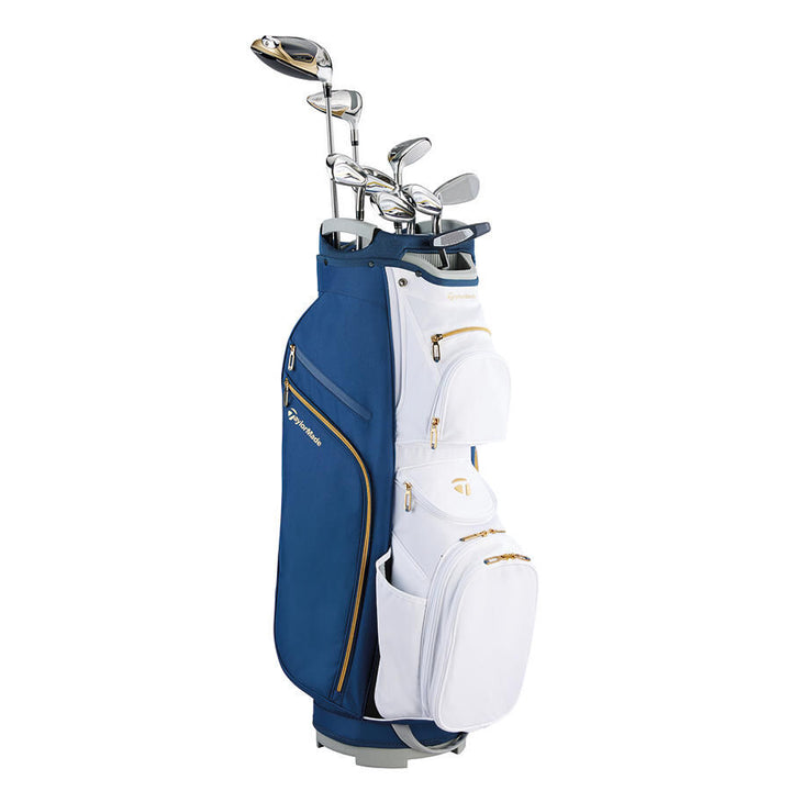 TAYLORMADE Women’s Kalea Gold Graphite Golf Set - Right Hand - Lite Flex - 9 Clubs + Bag