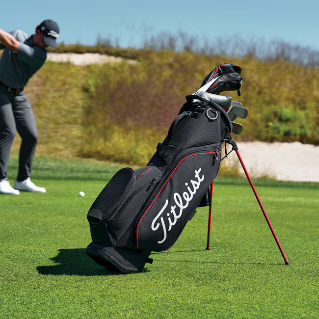 TITLEIST Players S5 Stand Bag - Black/Black/White