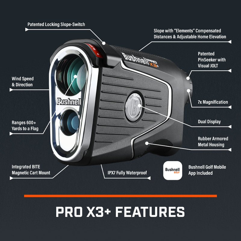 BUSHNELL PRO X3+LINK Laserrange finder