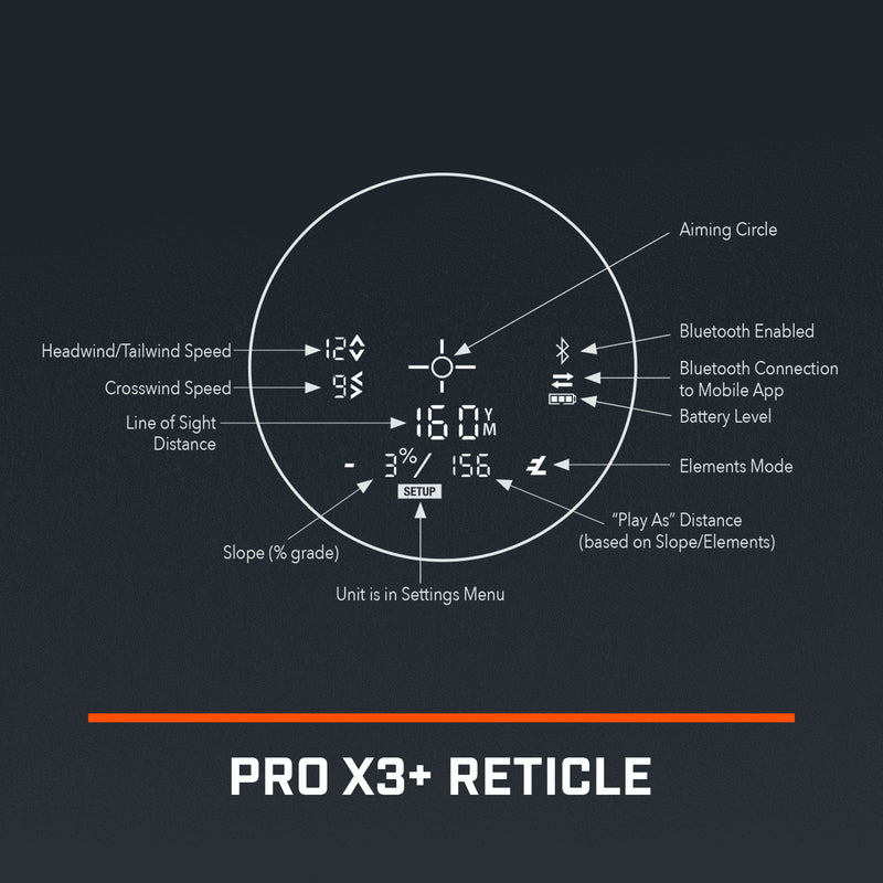 BUSHNELL PRO X3+LINK Laserrange finder