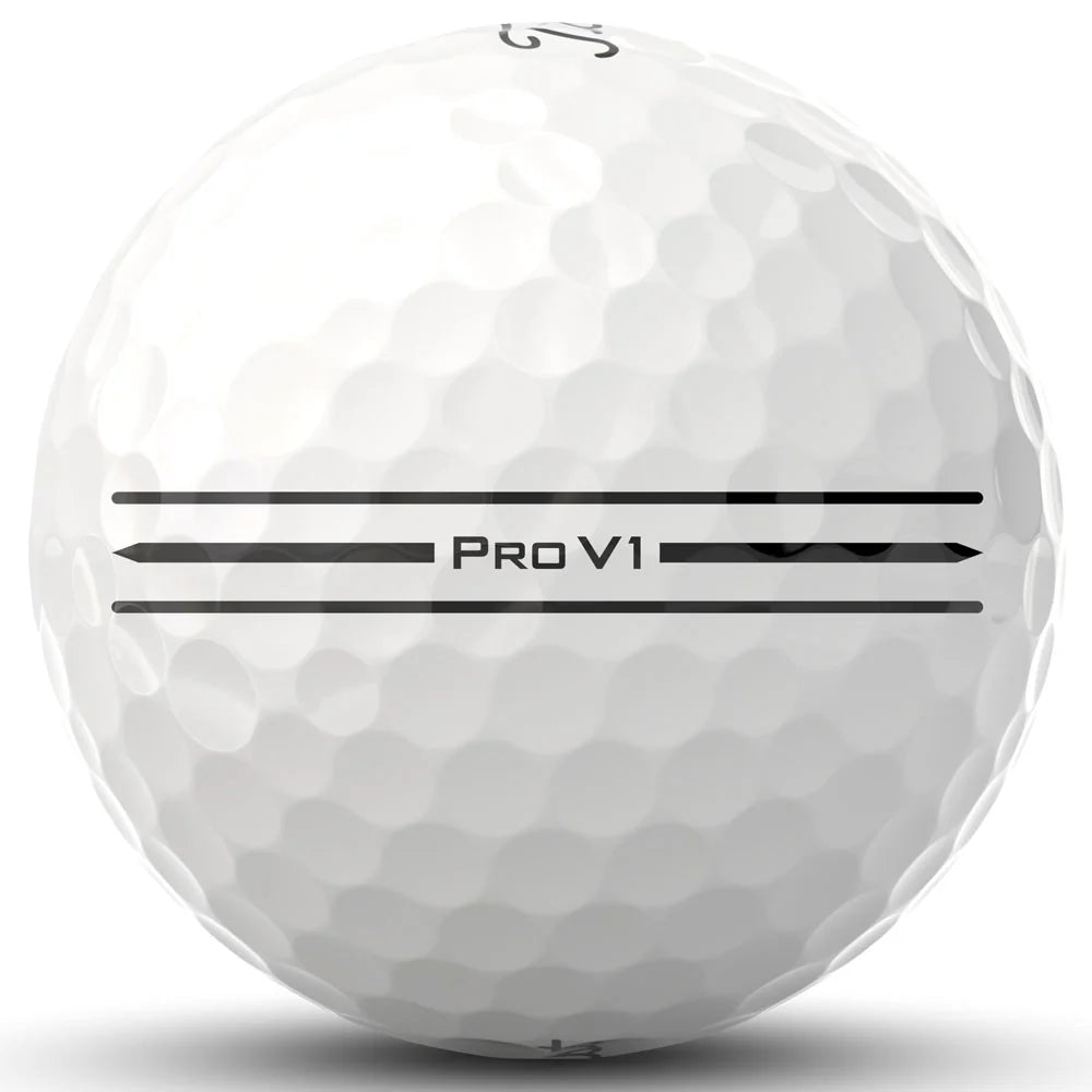TITLEIST Pro V1 Enhanced Alignment Golf Balls - White - 12 Pack