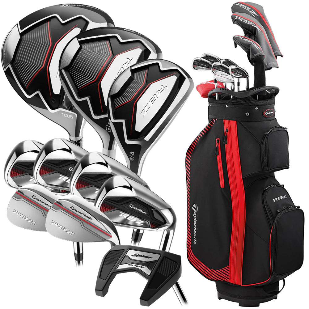 TAYLORMADE 2025 RBZ Graphite Golf Set - Right Hand - Regular Flex - 10 Clubs + Bag
