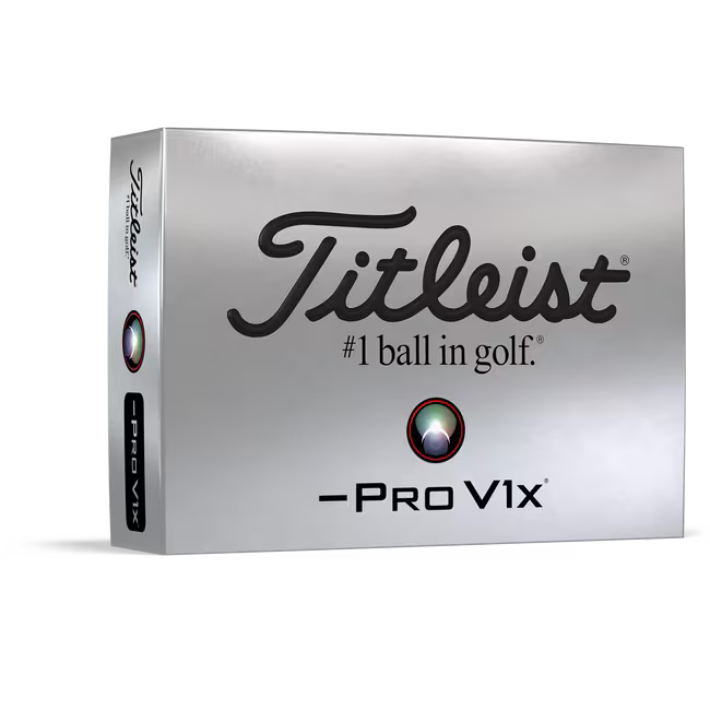 TITLEIST PRO V1x Left Dash Golf Balls - White - 12 Balls