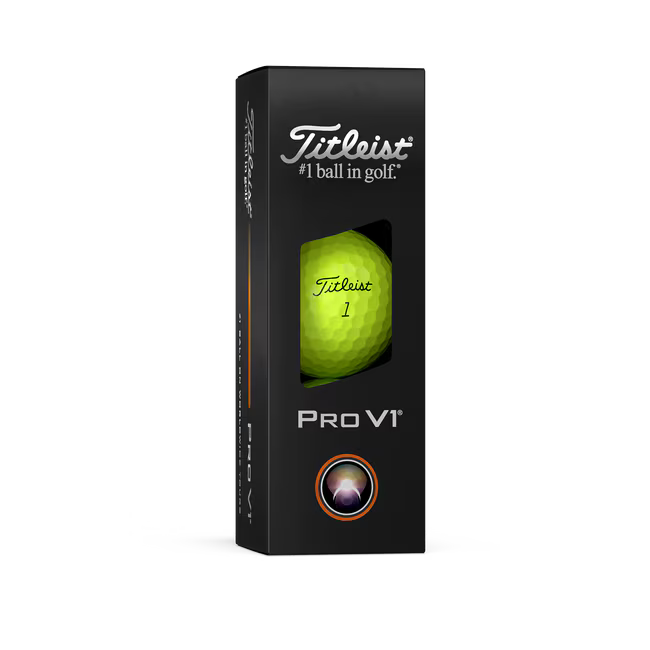 TITLEIST Pro v1 Golf Balls - Yellow - 12 Balls