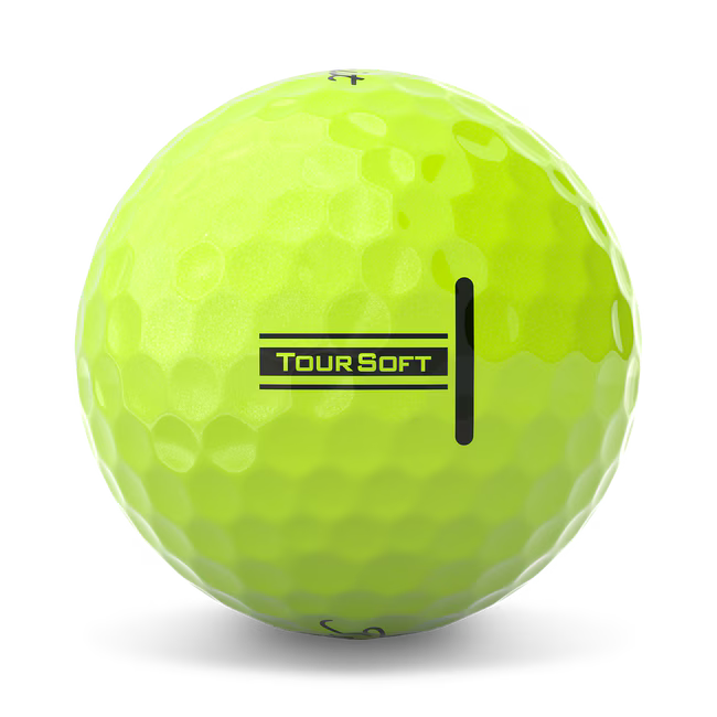 TITLEIST Tour Soft Golf Balls - Yellow - 12 Balls