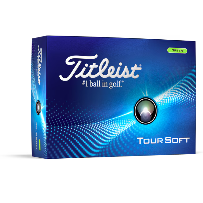 TITLEIST Tour Soft Golf Balls - Green - 12 Balls