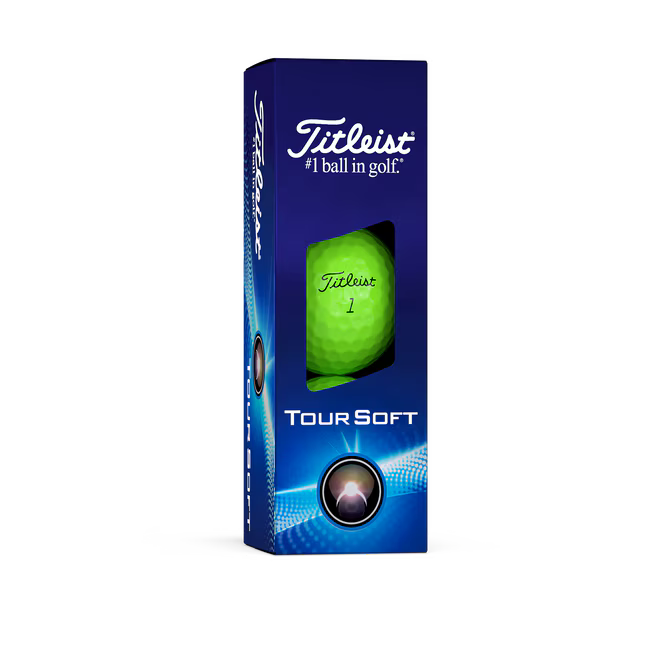 TITLEIST Tour Soft Golf Balls - Green - 12 Balls