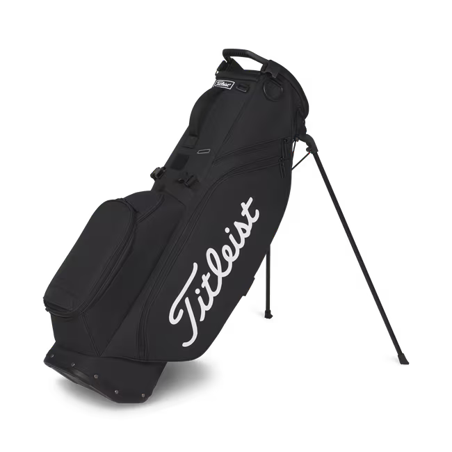 TITLEIST Players S4 Stand Bag - Black/Black/White