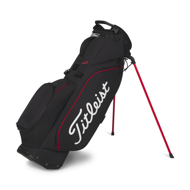 TITLEIST Players S4 Stand Bag - Black/Red/White
