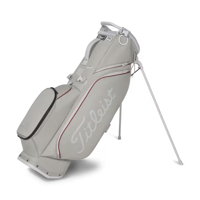 TITLEIST Players S4 Stand Bag - Gray/Crimson/Marble