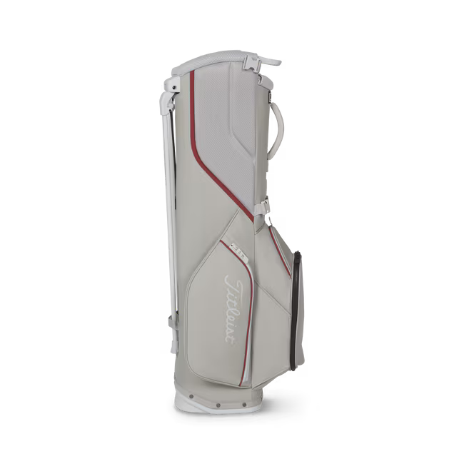 TITLEIST Players S4 Stand Bag - Gray/Crimson/Marble