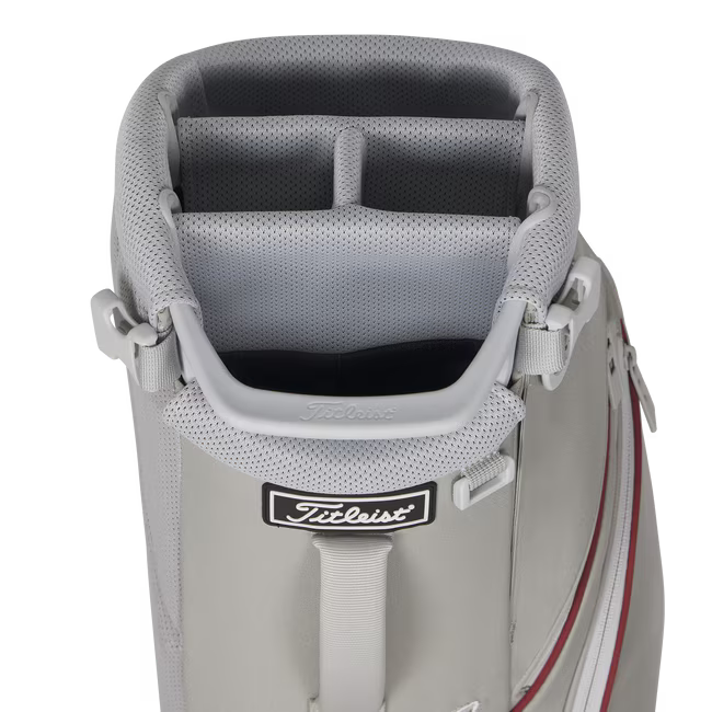 TITLEIST Players S4 Stand Bag - Gray/Crimson/Marble
