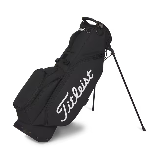 TITLEIST Players S5 Stand Bag - Black/Black/White