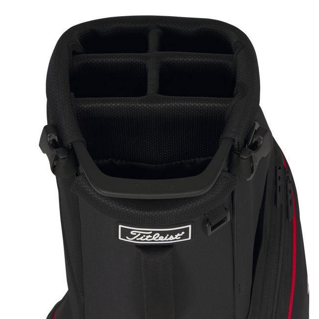 TITLEIST Players S5 Stand Bag - Black/Red/White