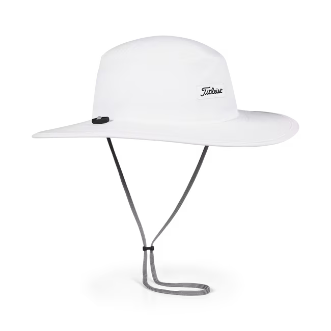 TITLEIST Men's Charleston Aussie Hat - White/Black