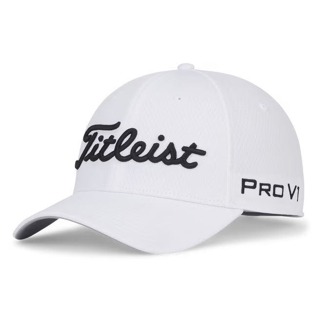 TITLEIST Men's Tour Elite Cap - White/Black